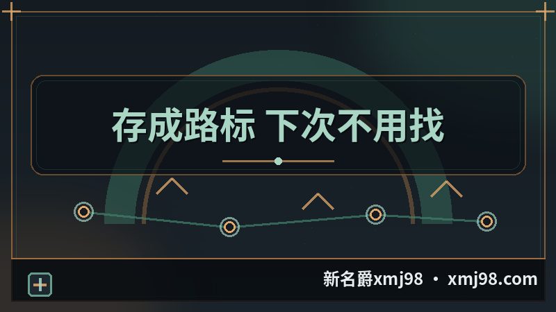 新名爵98 编号页存成路标的两步示意图